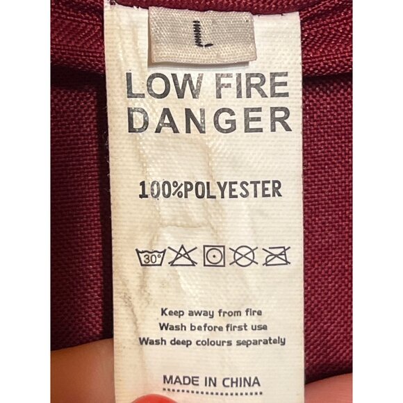 Black & Red Hooded large Cloak Robe With Satin Lining For Cosplay Or Costume Use - Picture 10 of 16